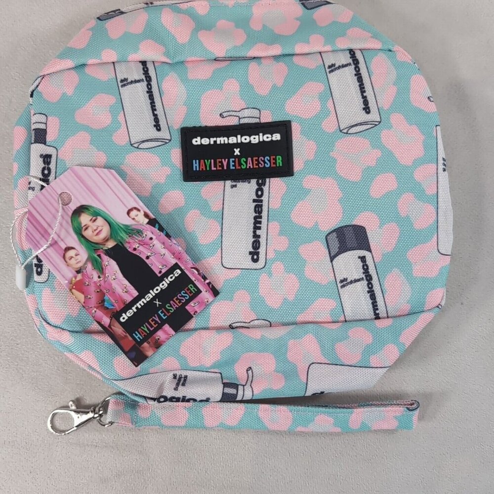 NEW Dermalogica x Hayley Elsaesser Cosmetics Bag Limited Edition Makeup Skincare